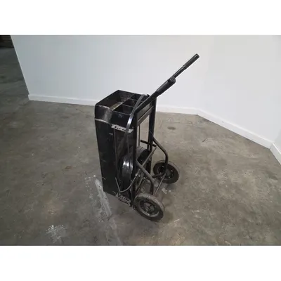 Used Metal Strapping Cart with 3/4" wide banding