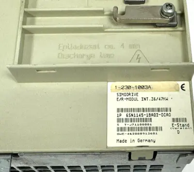 USED CINCINNATI MILACRON 6SN1145-1BA02-0CA0