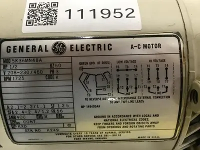 USED GENERAL ELECTRIC 5K36MN48A