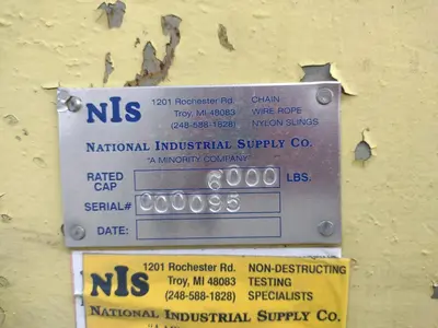 6,000 LB NATIONAL INDUSTRIAL SUPPLY SAW HORSES, SET OF 2: STOCK 20196