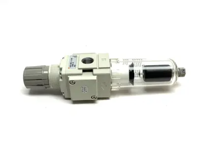 SMC AW20K-N02CE-Z-B-X406 Modular Filter Regulator, Built-in Gauge - Used
