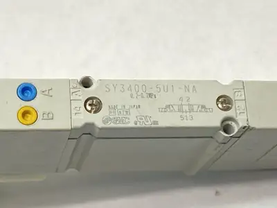 Used SMC 5-PORT SOLENOID VALVE SY3000 24VDC EXHAUST CENTER Solenoid Valves | Maverick Industrial Sales #1099807