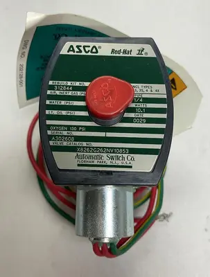 New | in-Stock ASCO X8262G262NV10853 Pump & Valve Parts Ohio US | Surplus Asset Holdings #1233595