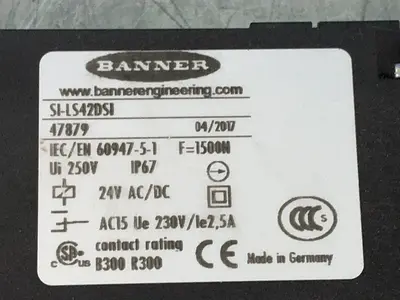 New | in-Stock BANNER SILS42DSI Relays & Switches Ohio US | HGR 24 #1316510