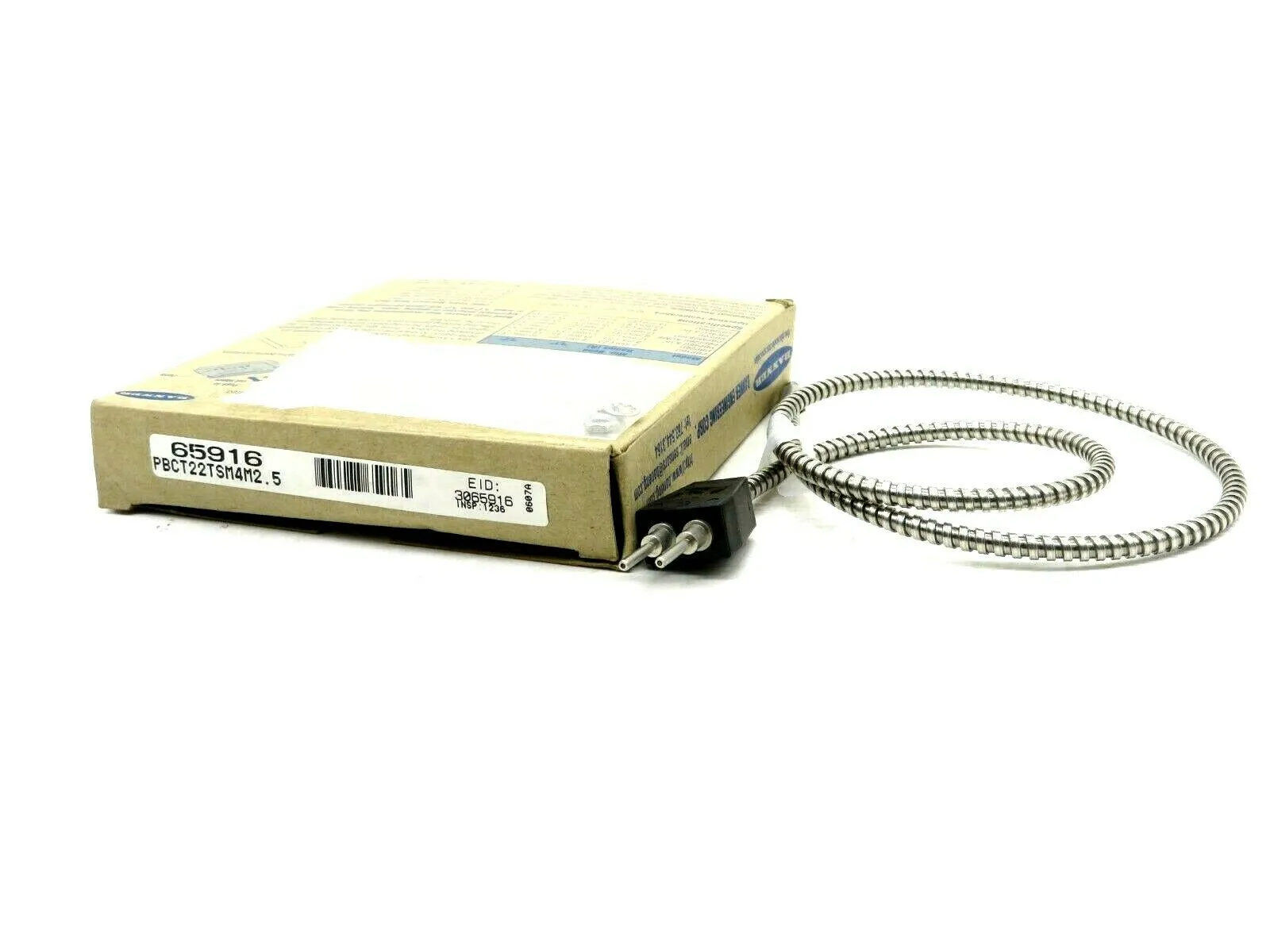 NEW BANNER ENGINEERING PBCT22TSM4M2.5 PLASTIC FIBER 65916 PBCT22TSM4M25