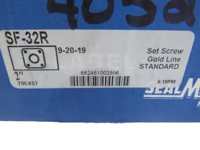 NEW SEALMASTER SF-32R FLANGE MOUNT BEARING UNIT 2" SF32R