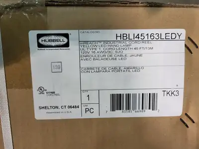 New | in-Stock HUBBELL HBLI45163LEDY Cable & Wire British Columbia CA | Lenmark #250661