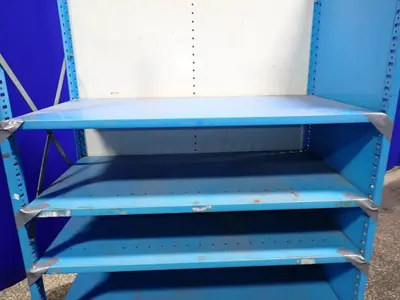 6 @ 23.75" X 47.25" Metal Shelving