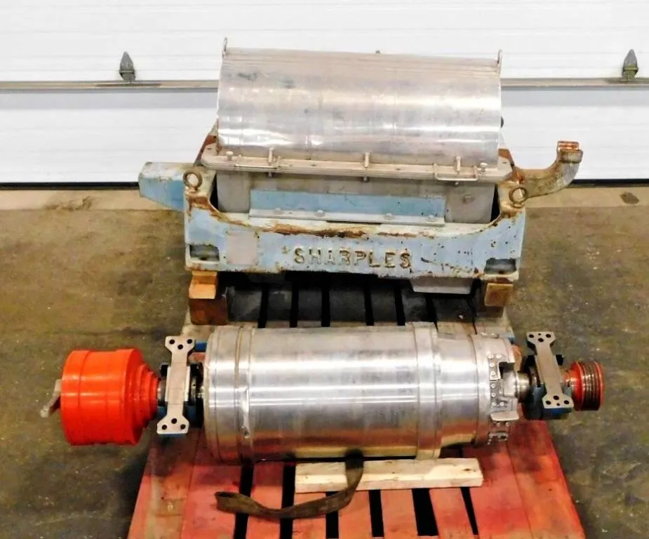 Sharples P3000 decanter centrifuge, 316SS.
