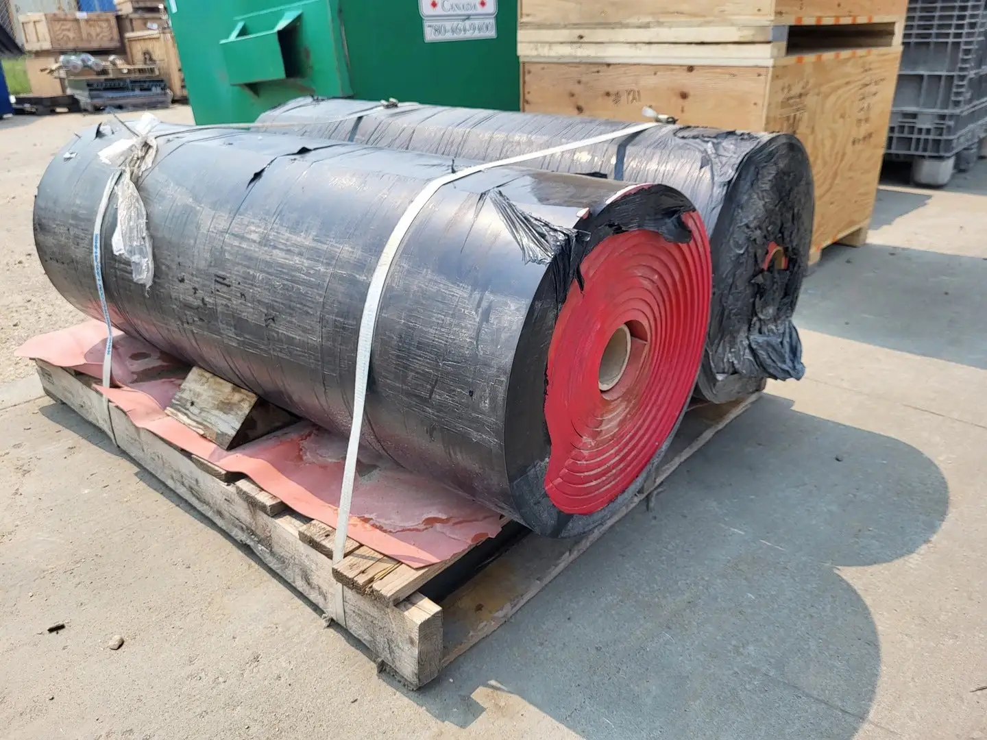 148 Sq. Ft. Roll of Wear/Abrasion-Resistant Rubber
