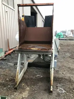 36” x 34” Hydraulic Bin/Tote/Parts/Trash Dumper 480V 20A 3/4HP