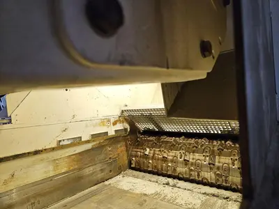 USED HOSOKAWA TWO-STAGE PLASTIC SHREDDING AND GRANULATION SYSTEM