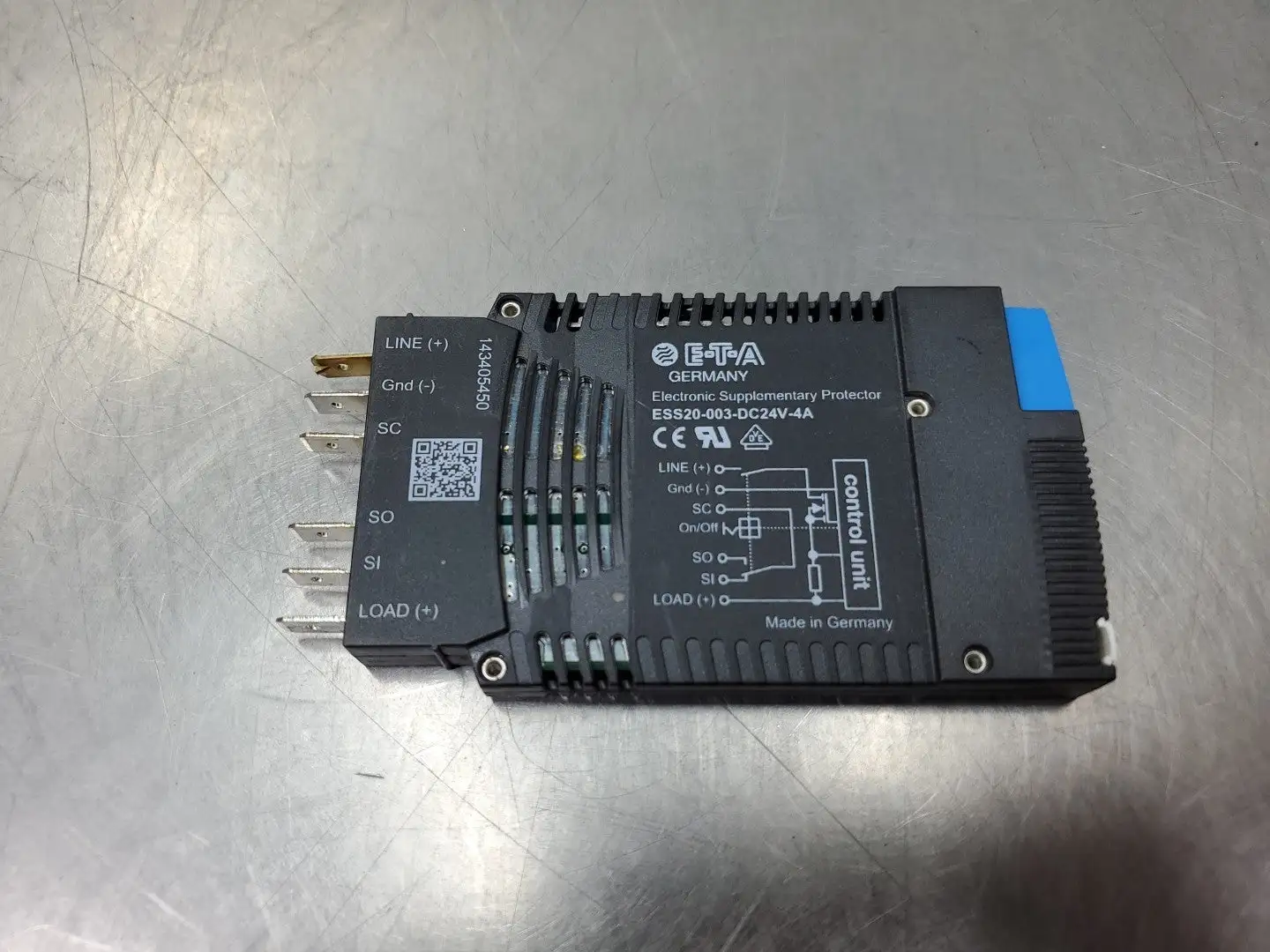 Used E-T-A ESS20-003-DC24V-4A Electronic Supplementary Protector Circuit Breakers South Carolina US | Palmetto Automation #1161129