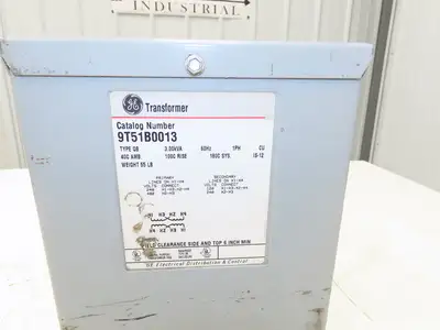 GE General Electric 9T51B0013 Transformer 3KVA HV 240/480V LV 120/240V 1PH 3R