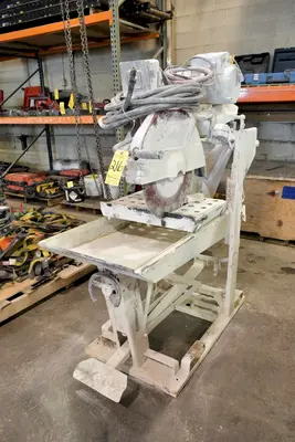 7.5 HP X 20" MK WET BRICK AND BLOCK SAW: YOBRO #25030