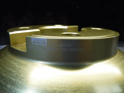 Sandvik RA590 8" Indexable aluminum Facemill RA590-203R63A-11M (LOC253B)