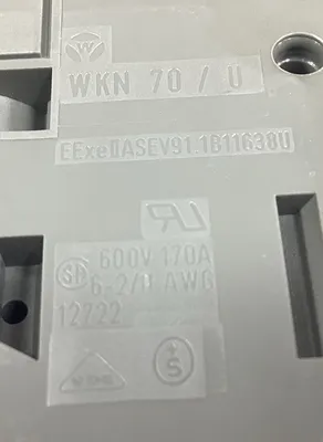 WIELAND WKN-70/U TERMINAL BLOCK 4B-40