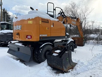 New | in-Stock 2023 CASE WX160E Wheel Excavators Vermont US | Beauregard Equipment #1511191