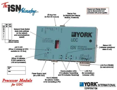 York Controls Johnson Controls 371-03636-000 ISN Process Module for UDC [New]