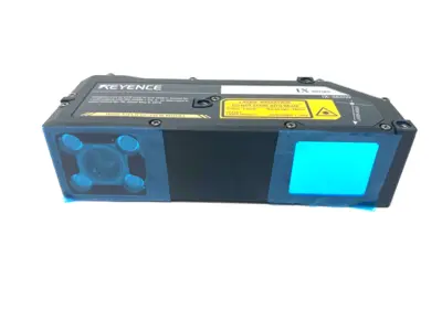 USED KEYENCE IMAGE BASED LASER SENSOR HEAD 360MM SCAN/LINE MODE