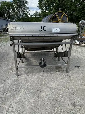 USED MAGNUSON ENGINEERING SHUFFLO FEEDER AND SLICER 54" WIDE