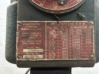 Powermatic Drill Press