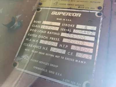 USED WHITE SUPERIOR 147CD