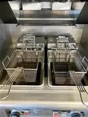 USED WELLS MANUFACTURING VENTLESS 2 BASKET FRYER