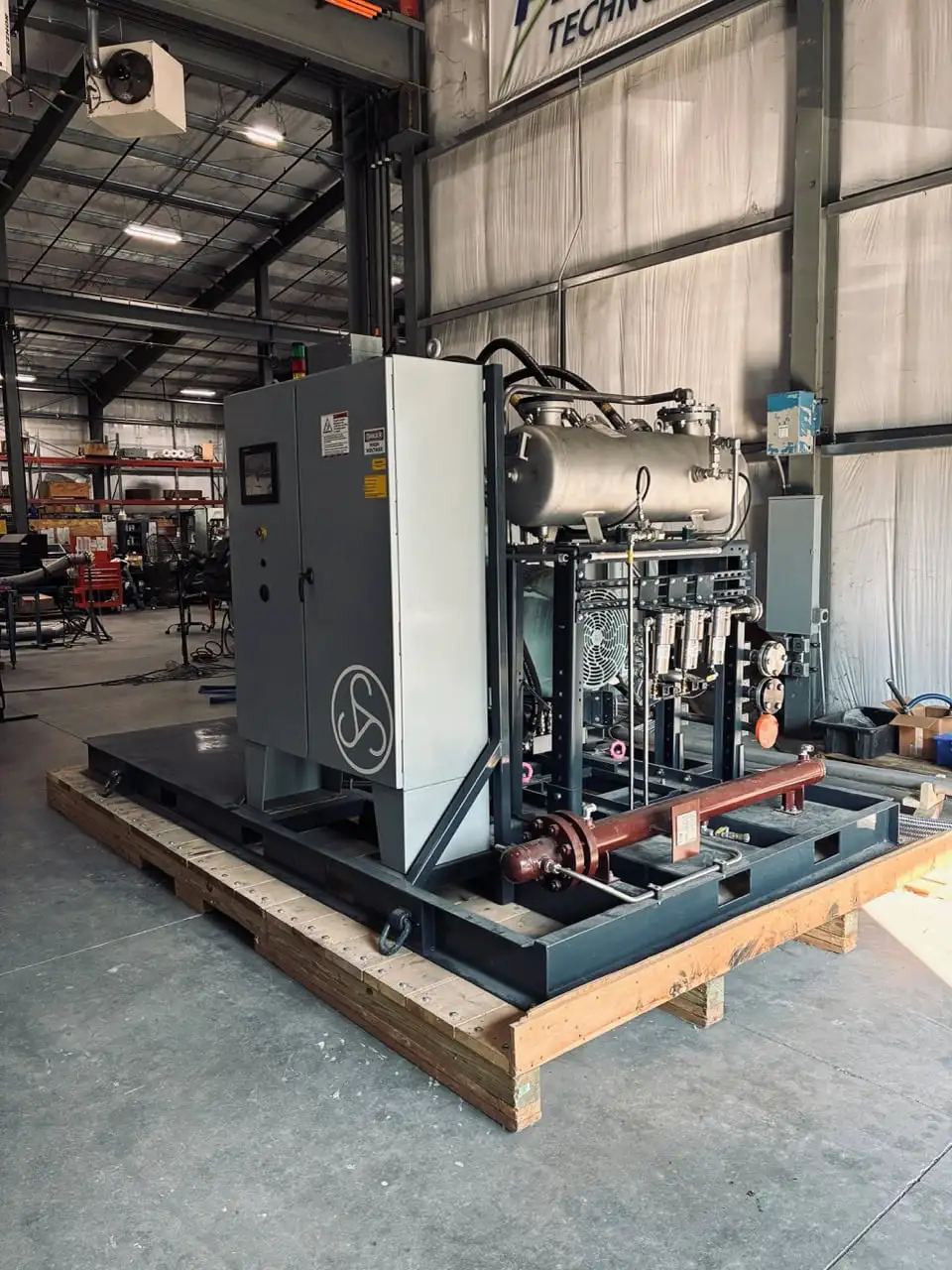 USED 2023 SAUER HELIUM COMPRESSOR WP6208