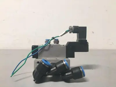 USED FESTO MEH-3/24VDC / MEH-5/2-1/8-P-B SOLENOID VALVE