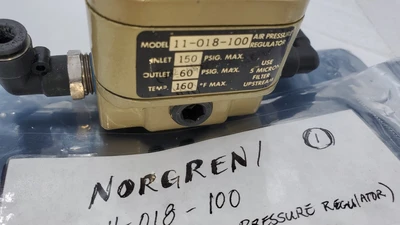 USED Norgren Norgren 11-018-100 Precision Pressure Regulator