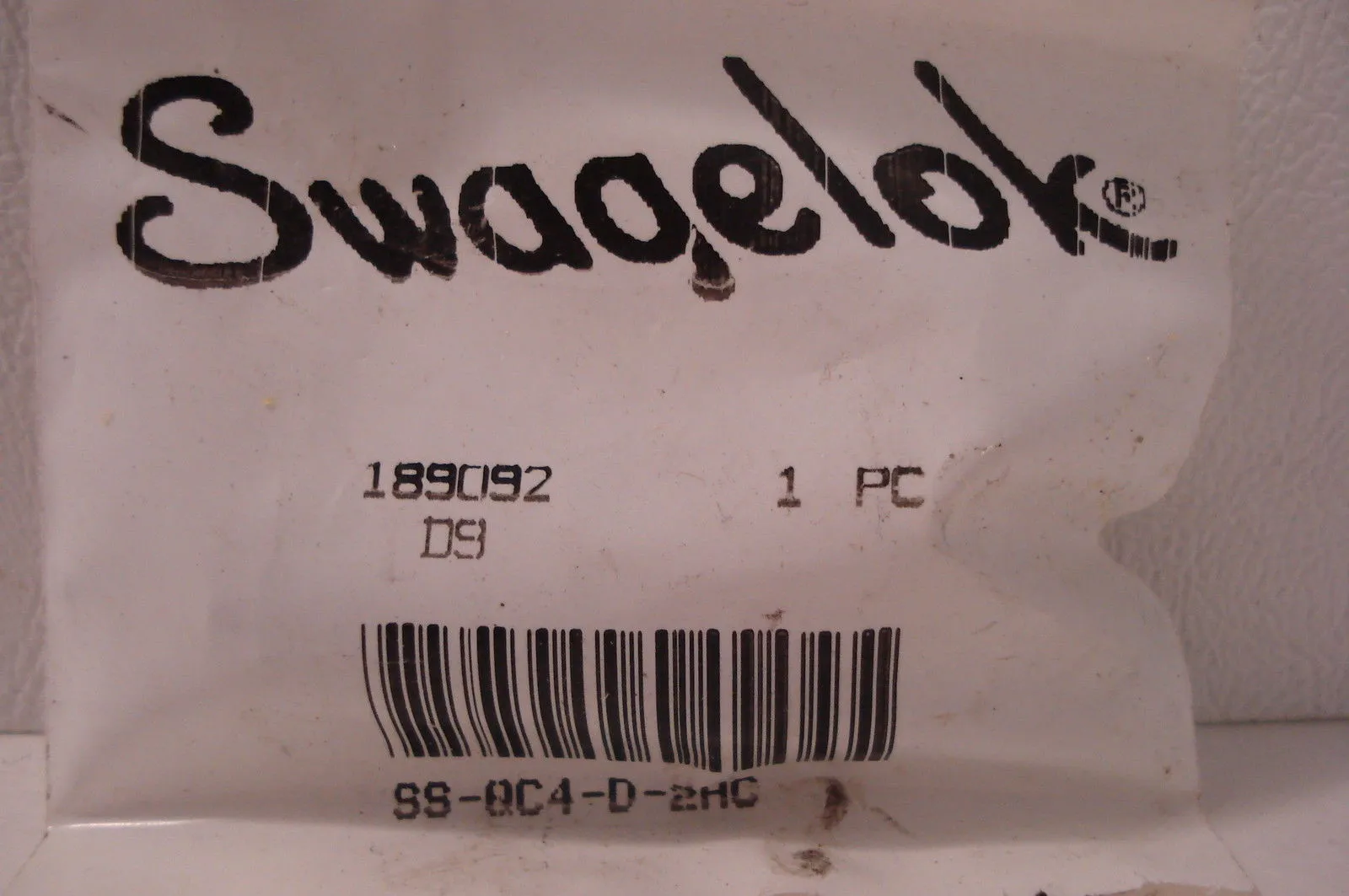 NEW SWAGELOK SS-QC4-D-2HC 189092 SSQC4D2HC