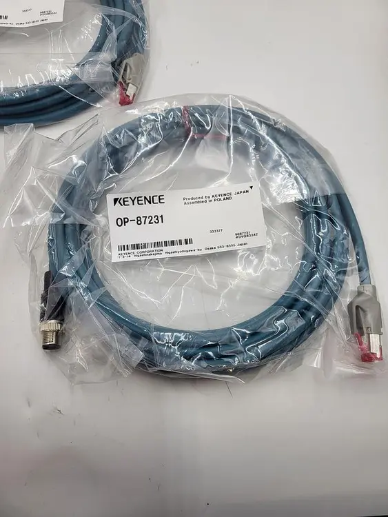 New | in-Stock KEYENCE KEYENCE OP-87231 ETHERNET CABLE 5 METERS LONG Cable & Wire | ND Industrial Surplus #1216991
