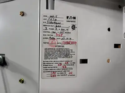 Used EATON SVX015A1-5A4N1 Switchgears British Columbia CA | Lenmark #240403