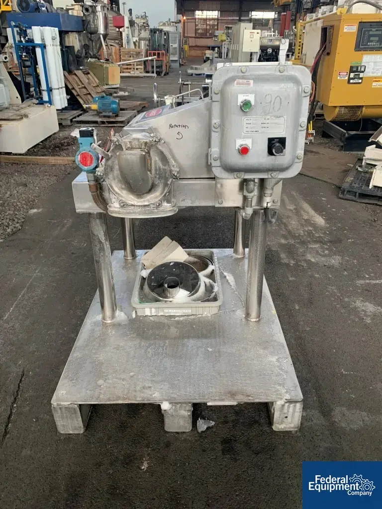 USED Fitzpatrick JT Homoloid Fitzmill, S/S, 3 HP