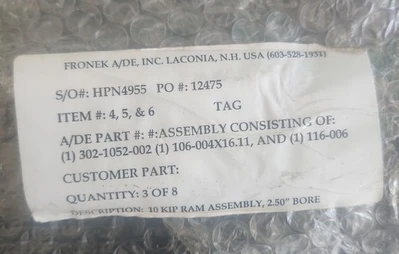 NEW Fronek 302-1052-002