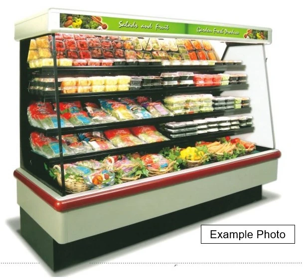 84-0005 Hussmann 12’ P4X Remanufactured Multi Deck Produce Case