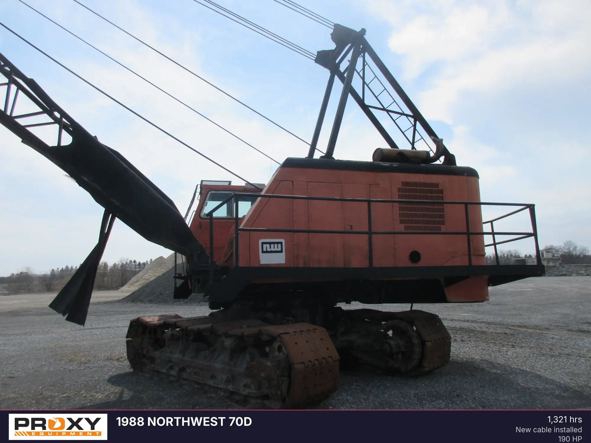 Used 1988 NORTHWEST 70D Crawler Cranes Pennsylvania US | Proxy Equipment #1378477