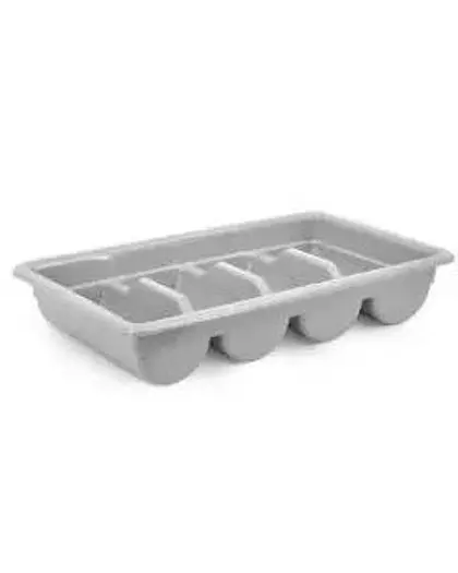 4 Compartment Stackable Cutlery Holder
