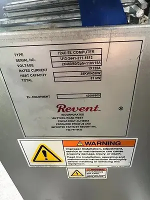 REVENT 724E Double Rack Ovens Electric | Harvest Equipment and Fabrication Inc (9)