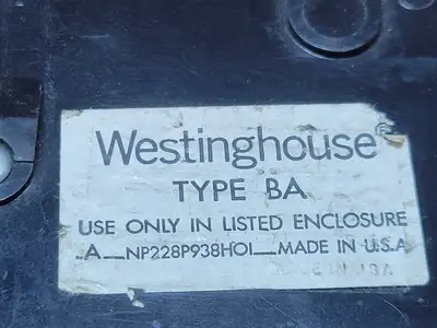 USED WESTINGHOUSE BA115