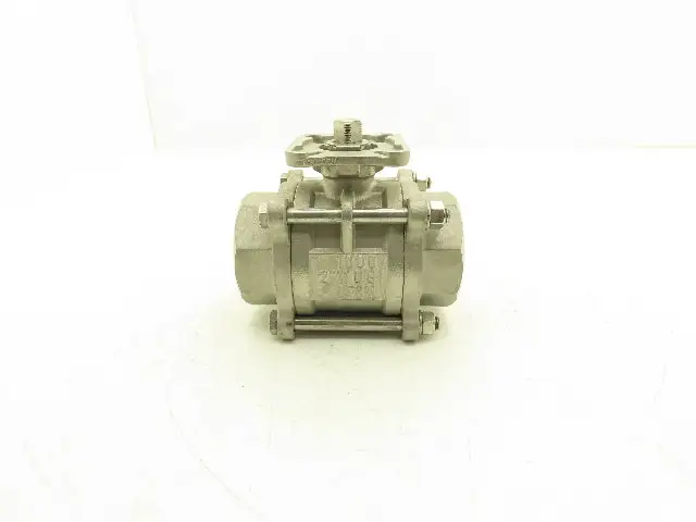 DynaQuip H160 Pneumatic Actuator 2" CF8M Stainless Ball Valve 1AWR8
