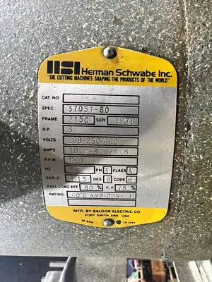 USED HERMAN SCHWABE HERMAN SCHWABE MFH PRESS