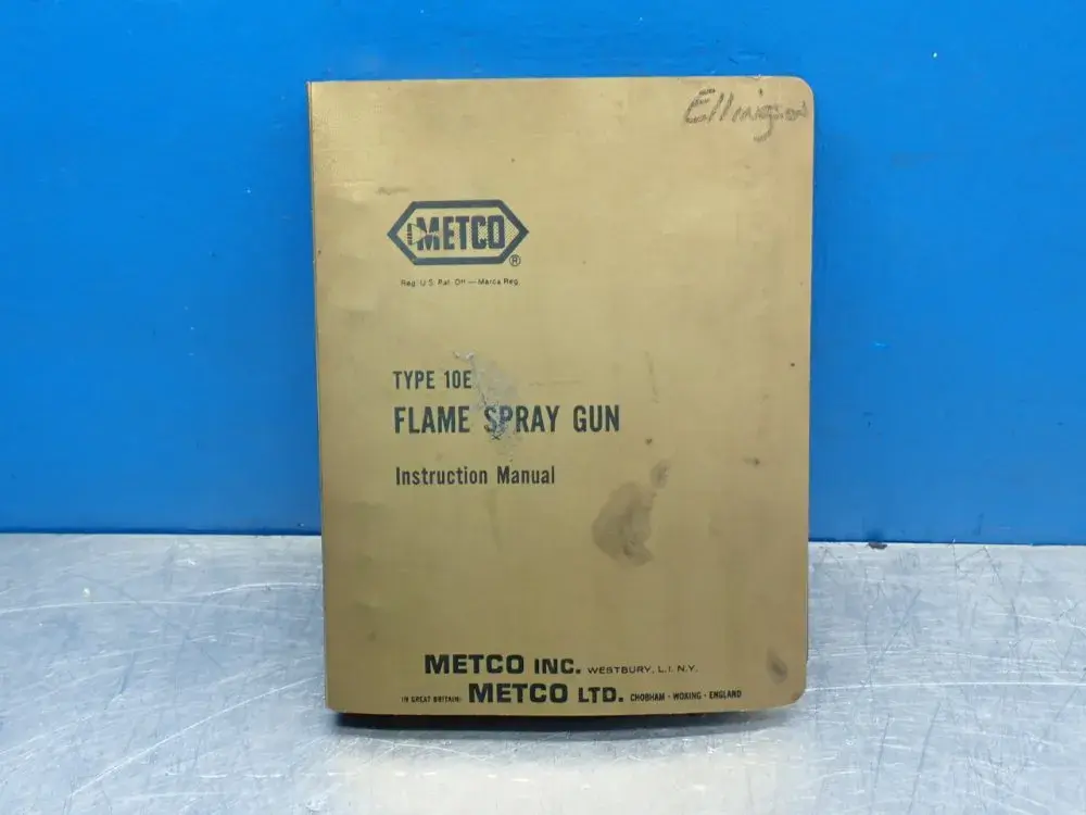 USED METCO 10E