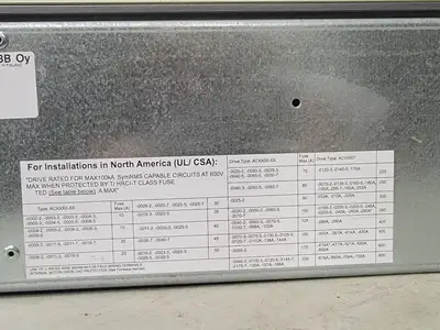 USED ABB ACS800-01-0011-7