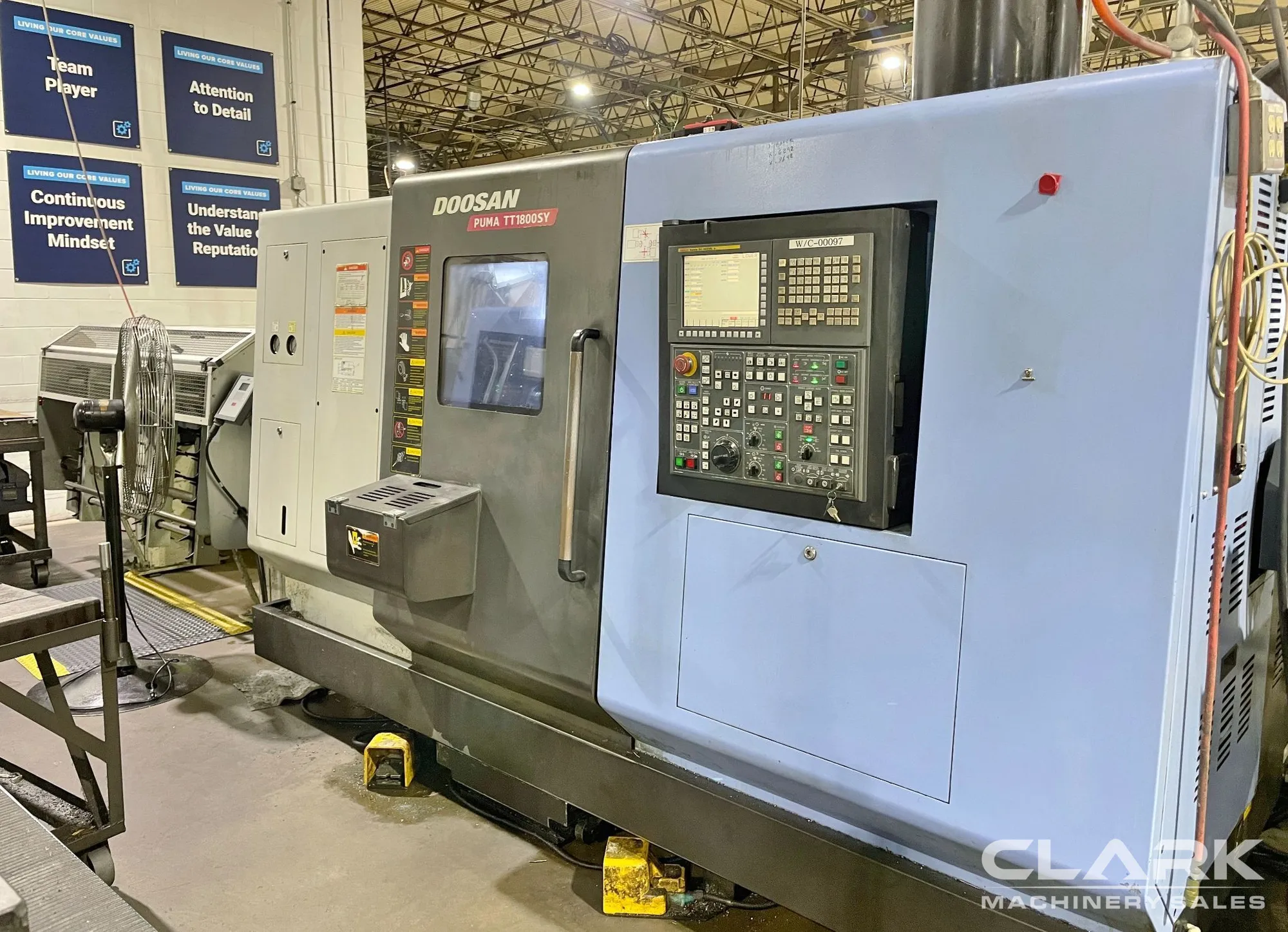 2012 DOOSAN PUMA TT1800SY, BAR FEEDER & UNLOADER