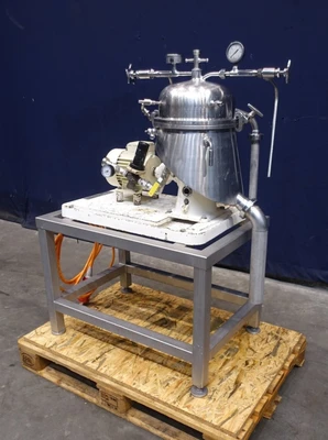 Westfalia SAOH 205 pilot plant separator, 316SS.