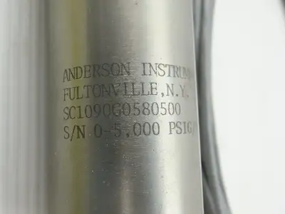 Anderson Instrument 952940 Pressure Sensor 0-5000 PSI