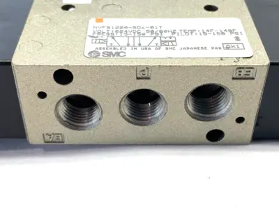 Used SMC Double Solenoid Valve 5-Port 24VDC Solenoid Valves Michigan US | Maverick Industrial Sales #1395081