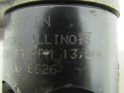 Redin Corporation Model 8626 13,500rpm Air Pneumatic Motor 1/2" Shaft 1/4" NPT